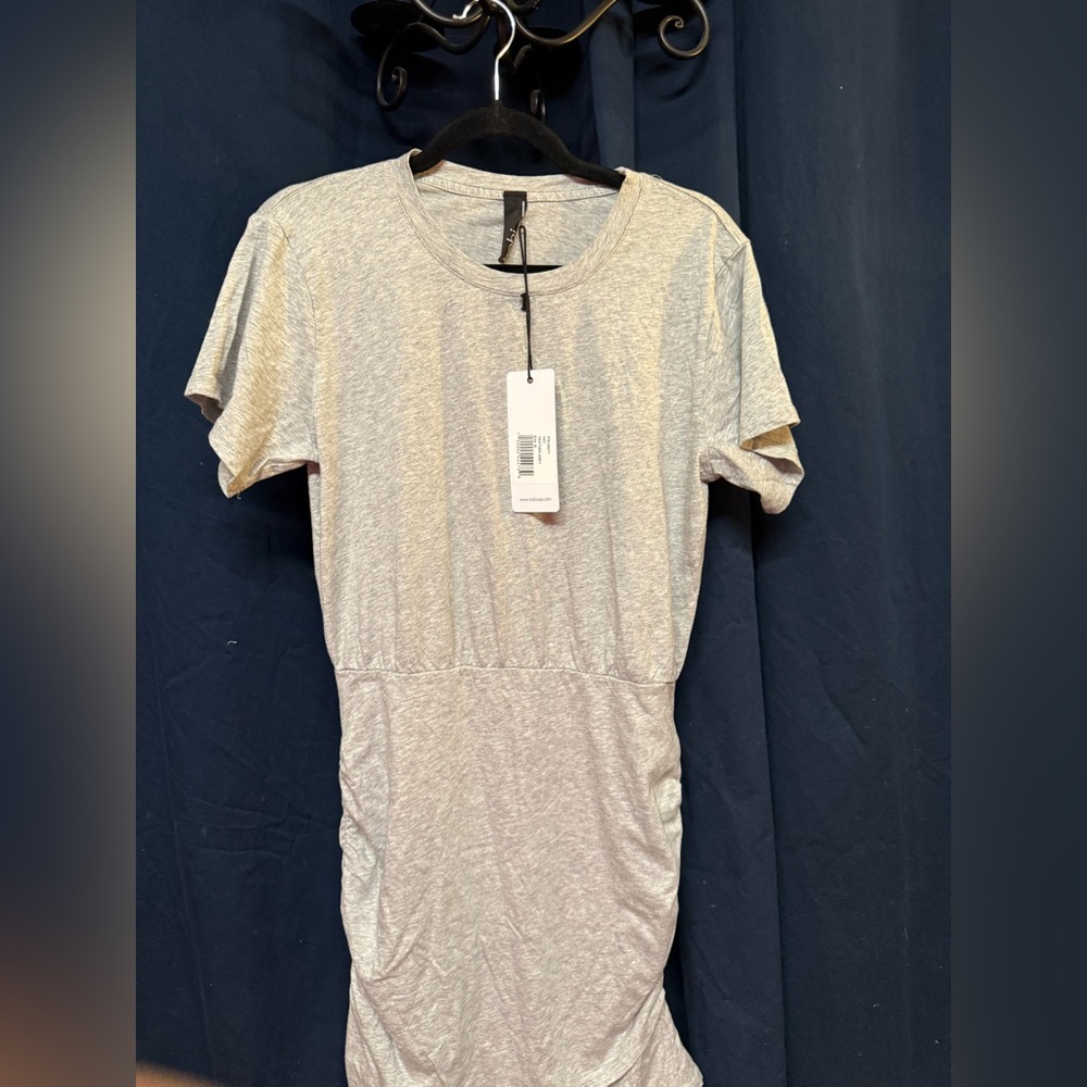 bobi Heather Gray Midi Dress